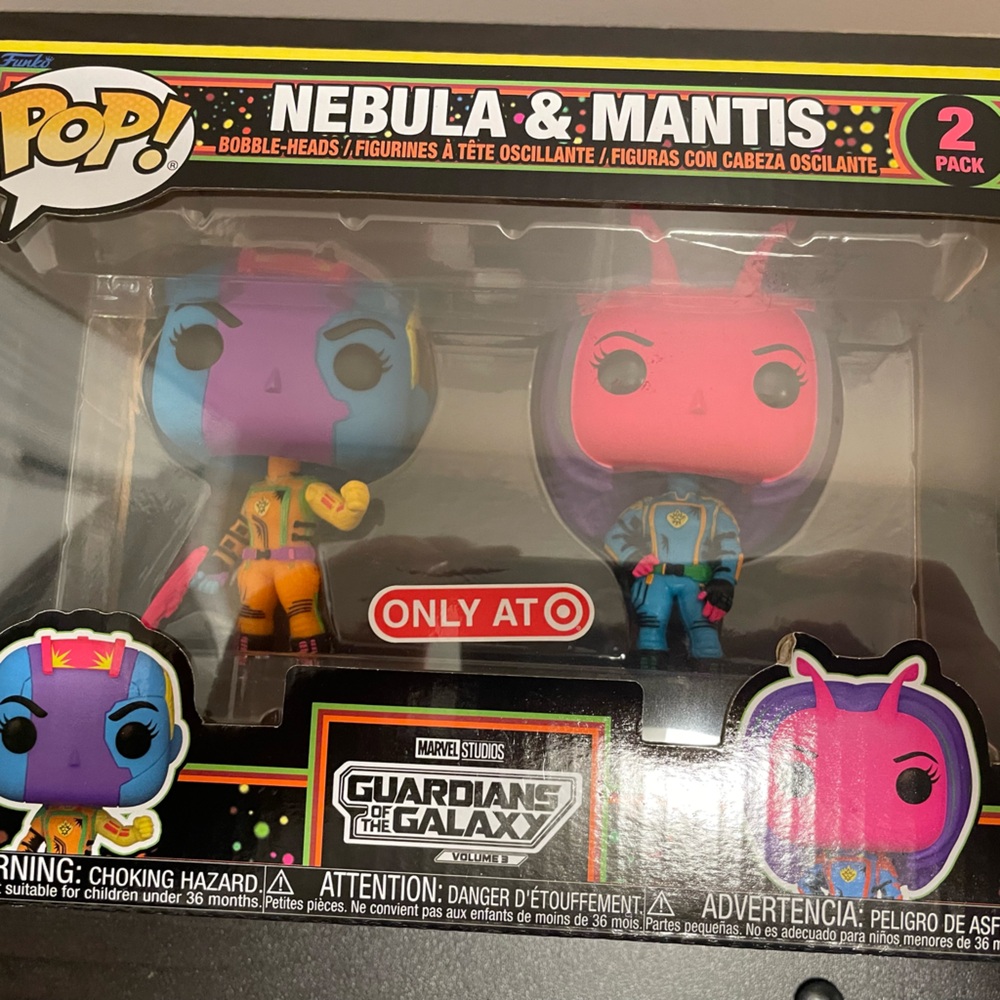 Funko Pop Nebula & Mantis Bobbleheads